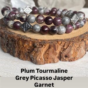 6 mm Gemstone Wrap Stretch Bracelet